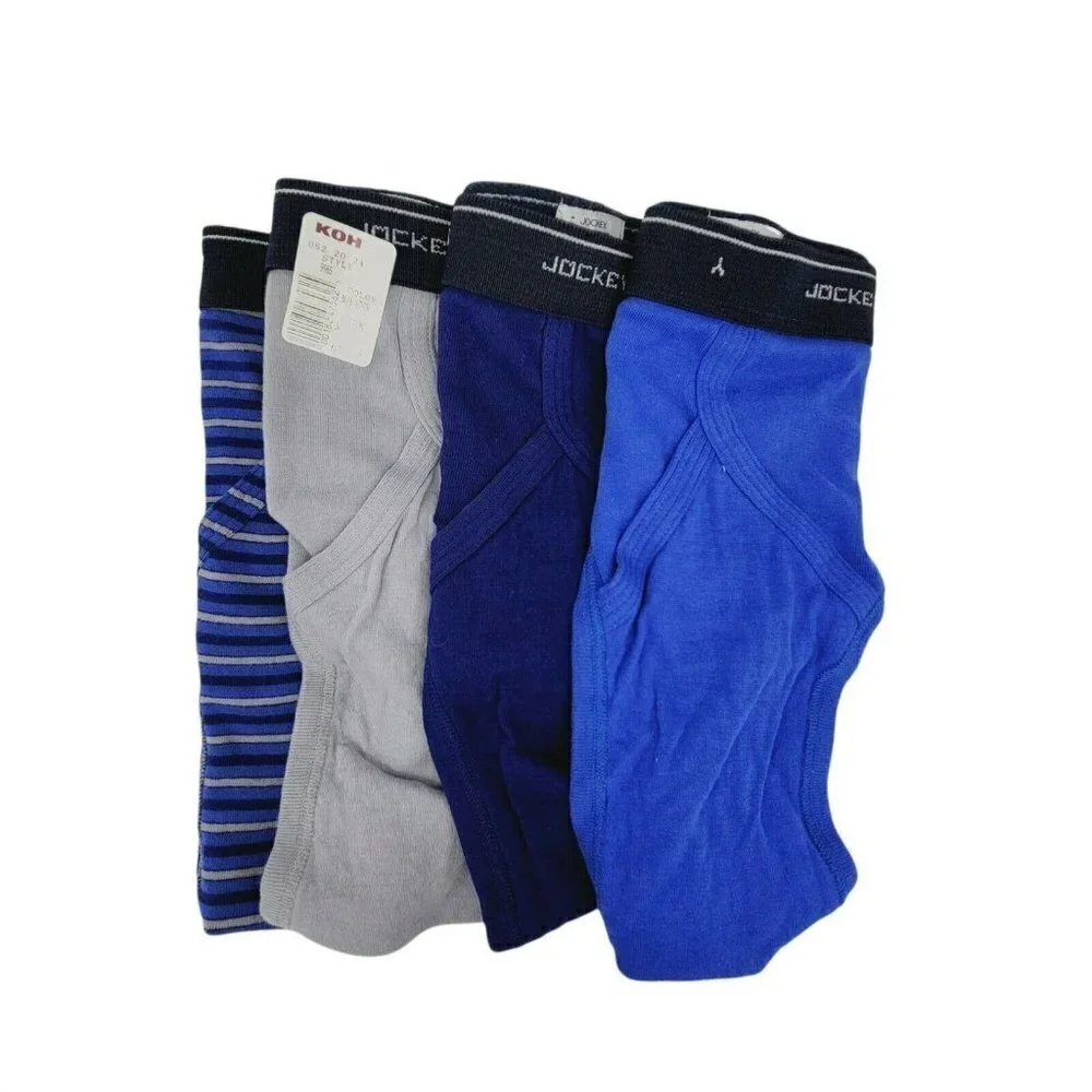 Mens Jockey Sm Underwear 4 Low Rise Briefs 1 Bonus Boxer Brief New W/O Package